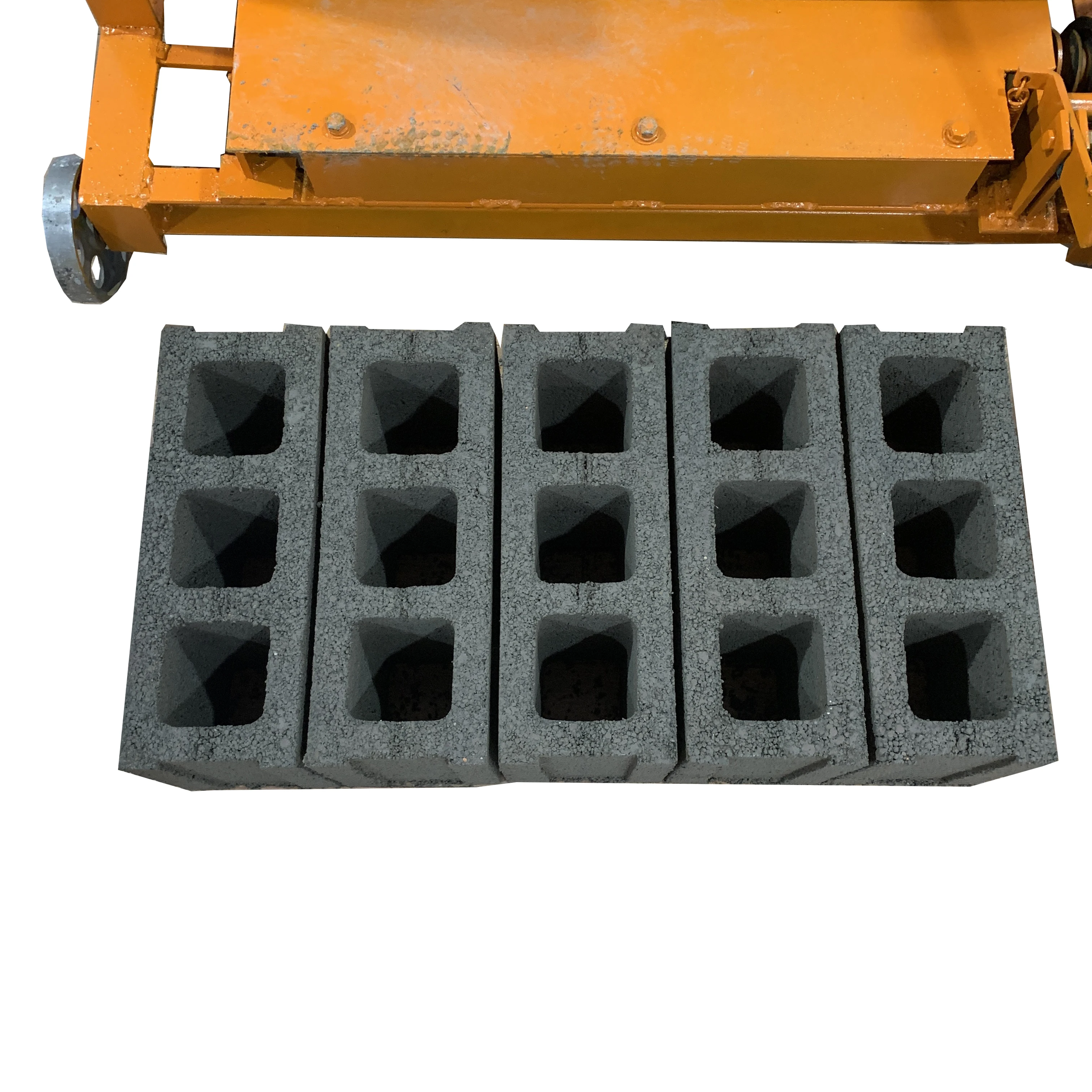 مصنع الديزل آلة صنع الطوب المجوف الصغيرة الرمال الخام المحمول آلة تصنيع الطوب الصغيرة #6