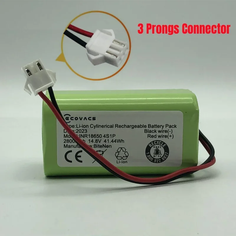 4s1p 14.8V 2800mAh Battery For eufy RoboVac 15C 15T 25C 30 30C 35C MAX G10 G15 G20 G30 Hybrid Edge Robot Vacuum Cleaner Parts