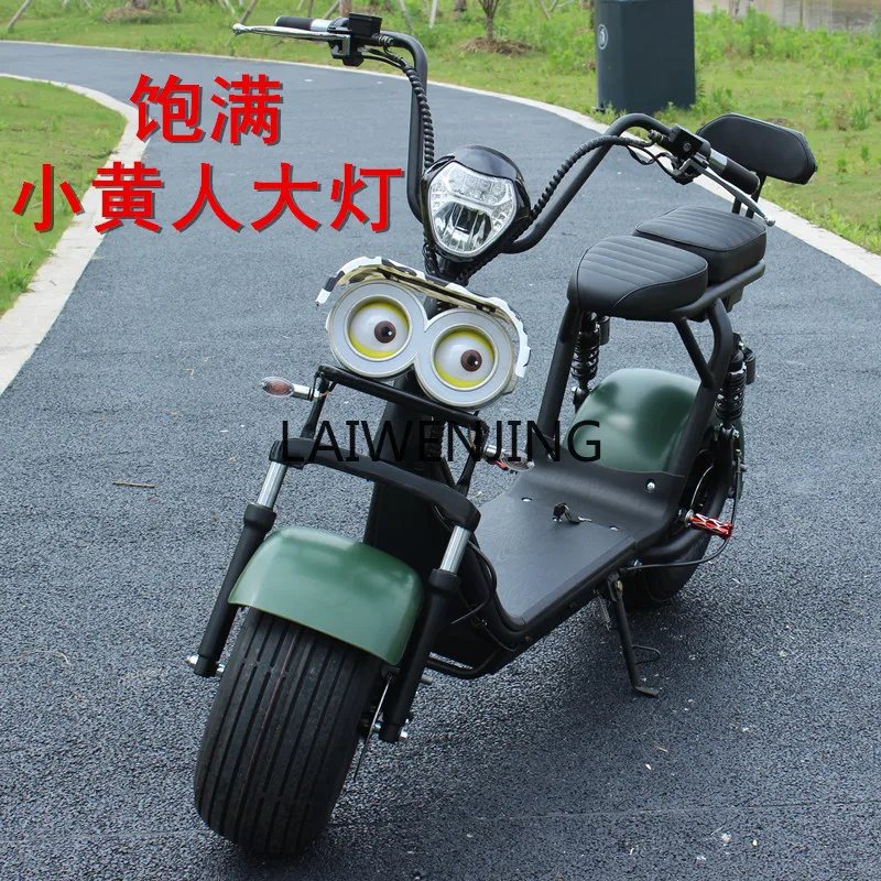 LYN Detachable Rechargeable Electric Vehicle Small Home Scooter Motorcycle Double Car