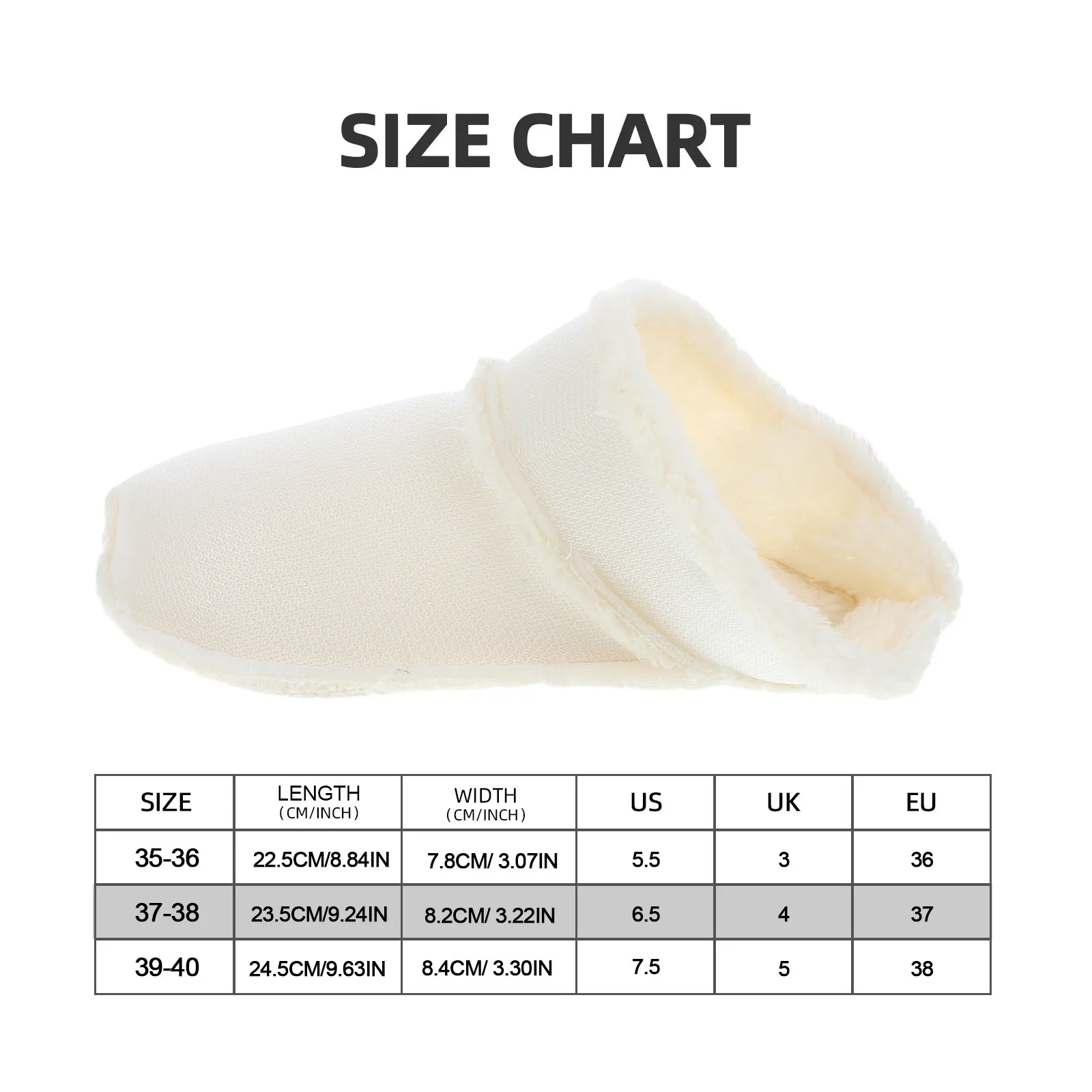 Warm Detachable Clog Shoe Liners – 2pcs Lightweight Washable Winter Sandal Insoles