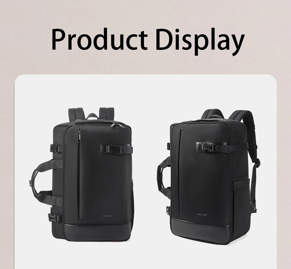 Tigernu Reiserucksack Herren Handtaschen Laptop-Rucksack für 17-Zoll-Laptops Schultertasche Reisetasche 3-in-1-Taschen für Herren Schultaschen Rucksack – Detail 13