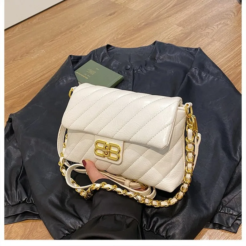 Elegant Commuter Designer Diaper Bag For Women Luxury Leather Tote Large Capacity Stylish Crossbody Shoulder Bag Functional