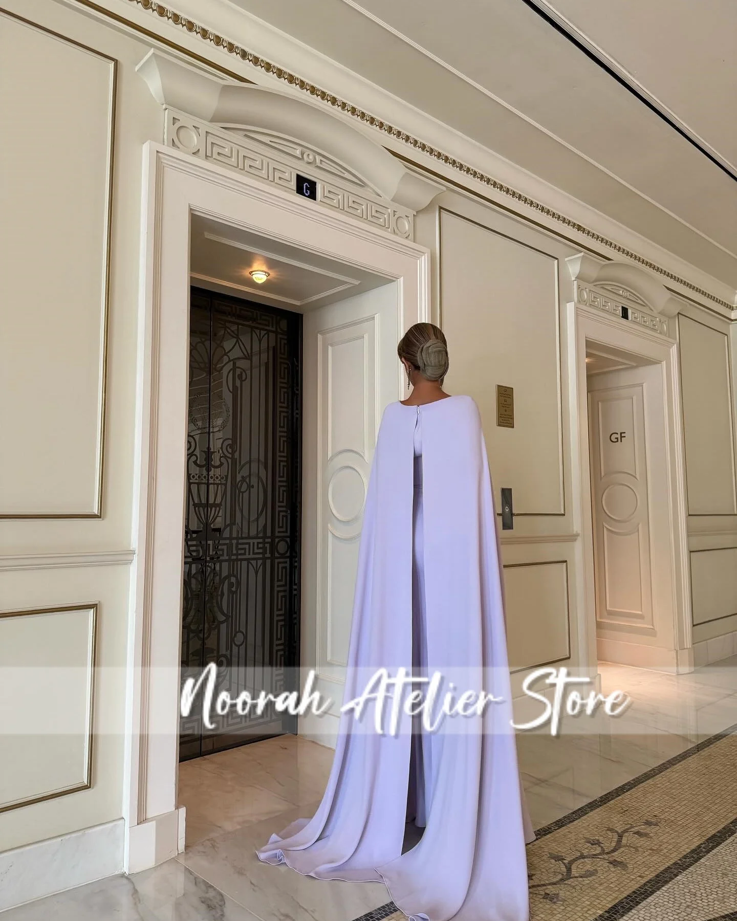 فستان سهرة نسائي فاخر بحورية البحر باللون الأرجواني أنيق 2025 أرجواني بطول الأرض ثوب زفاف المملكة العربية السعودية طويل مخصص