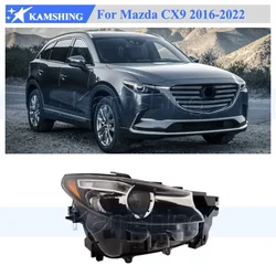 Kamshing US Version Front Bumper Head Light For Mazda CX-9 CX9 2016-2022 Head Lamp Headlamp Headlight Headlamp Without AFS