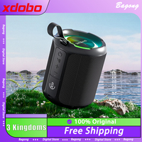 XDOBO 3 Kingdoms Wireless Speakers 40W Bluetooth Subwoofer Waterproof Portable Speaker Support TF Card AUX USB With LED Light