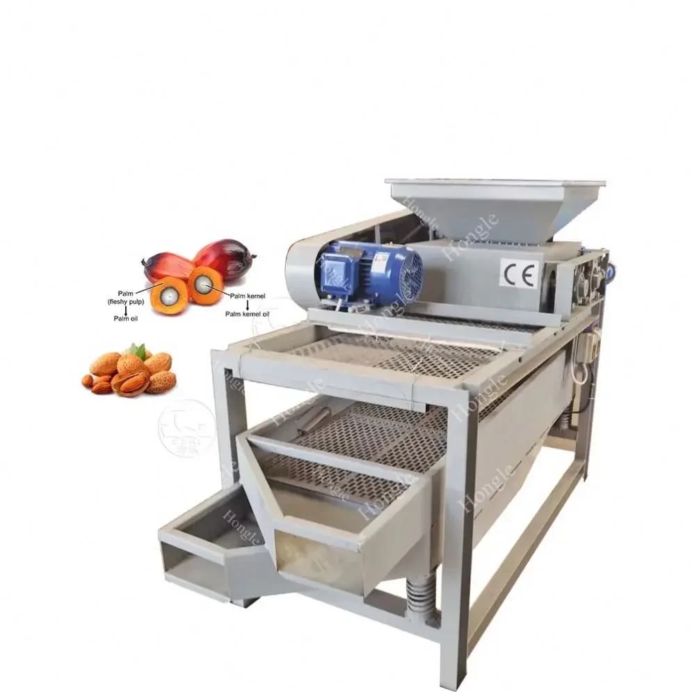 619Cracker and Separating Almond Shell Broken Palm Kernel Nuts Shelling Machine