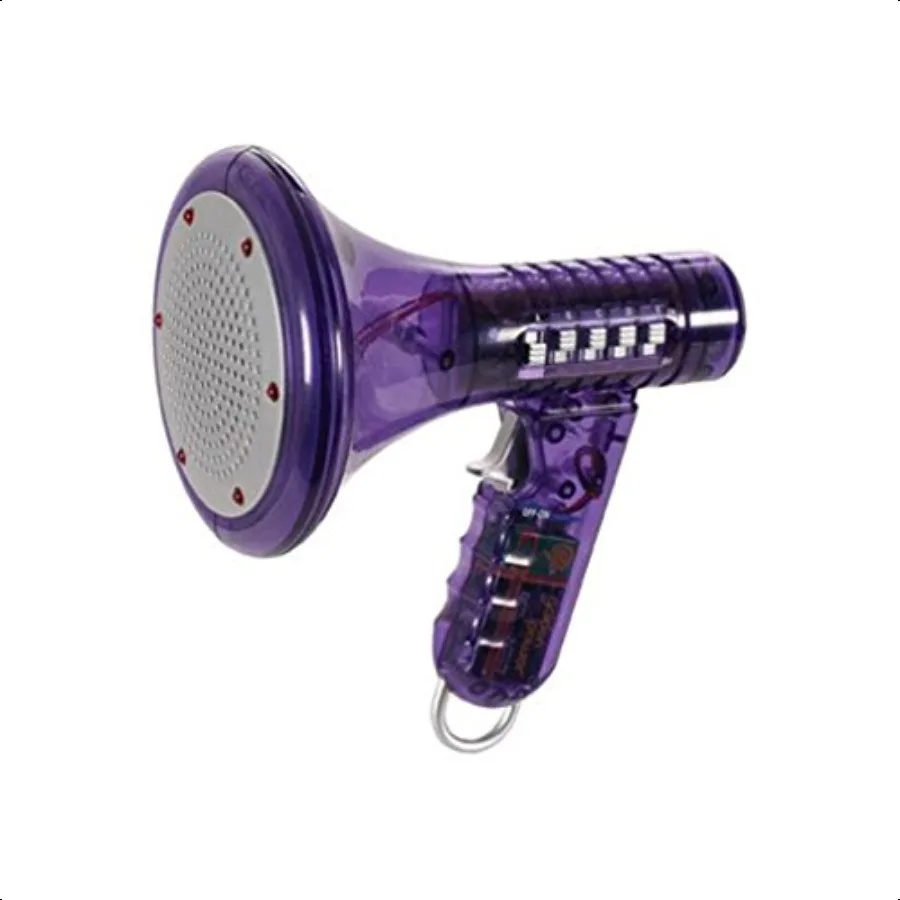 

Toysmith Tech Gear Multi Voice Changer Megaphone Toy with 8 Voice Effects and LED Lights Fun Outdoor Toy for Ages 5+ Cool Gag G