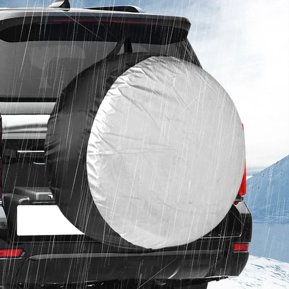 13-16inch 16-20inch Car SUV Spare Tire Cover Case Tire Wheel Bag Tyre Spare Storage Tote Oxford Cloth Protective Sleeve