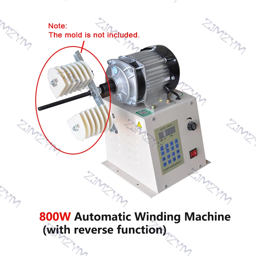 650W/800W CNC Kacskaringos gépi, enameled automata vezeték Kacskaringos gépi Elektromos vezeték Orsó Kacskaringos gépi 0-999 gyűrűk 220V