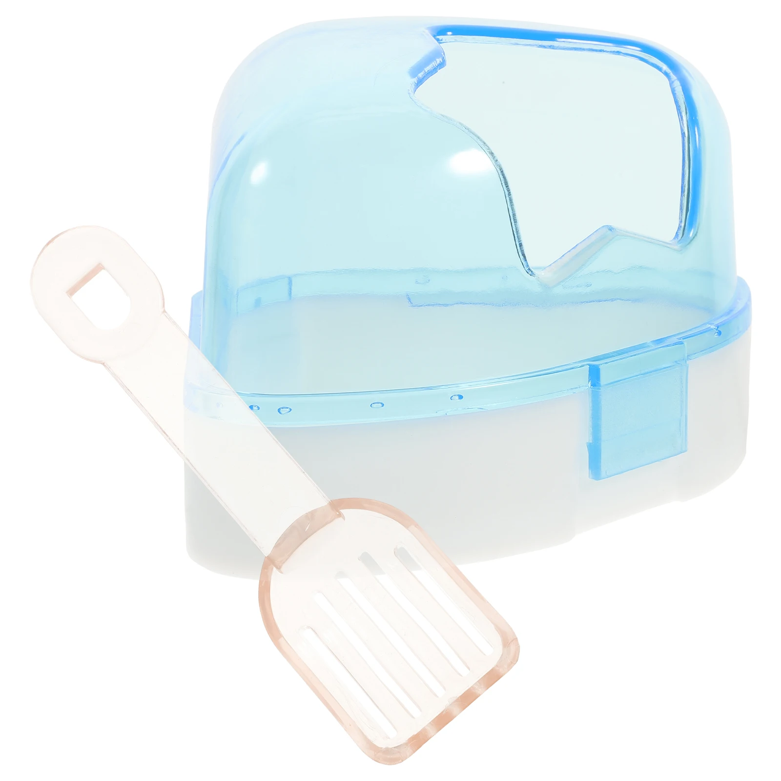 

Five Pointed Star Bathtub Blue Random Spoon Size for Hamster Guinea Pig Compact Lightweight Disassemble Anti Skid