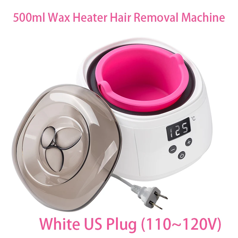 500ml LCD Display Smart Silicone Liner Hand- en voetwaxverwarmer, waxverwarmer en waxtherapie apparaat