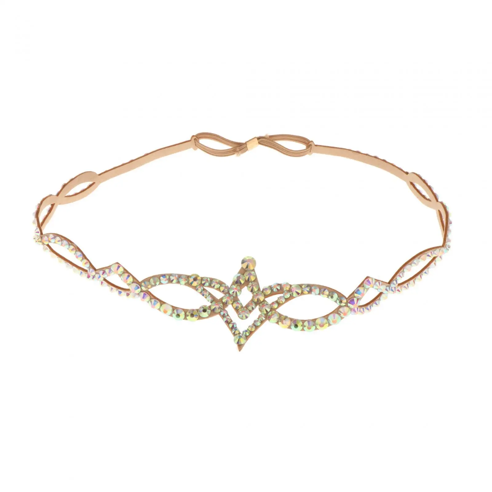 Belly Dance Headpiece Rhinestone Bellydance Accessories for Party Stage