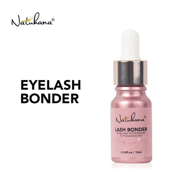 NATUHANA 10ml Super Bonder do przedłużania rzęs Softner Glue Bonder Przyspiesza szybkie schnięcie i długotrwałość do przeszczepiania rzęs