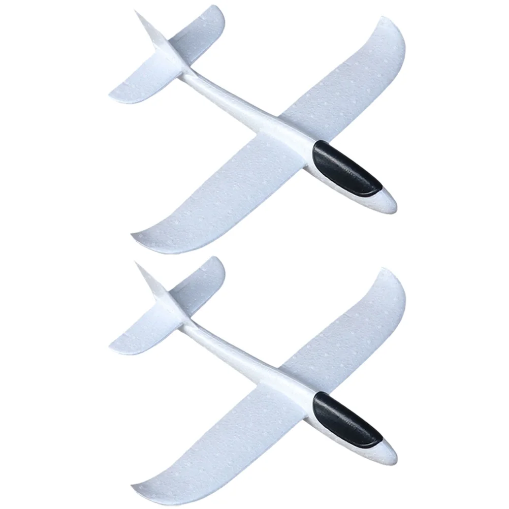 2 قطعة طائرة رسمت باليد رمي هدايا للأطفال رغوة لعبة الطائرة سطح المكتب لعب طائرة شراعية للسفر #5