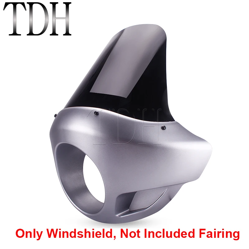Tall Windshield Motorcycle Fairing Windscreen Wind Shield Screen For Harley Dyna Sportster Street Glide Fat Bob Low Rider FXD