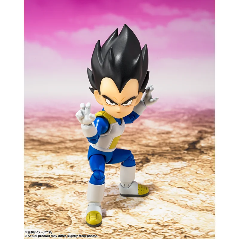 In Stock Original BANDAI S.H.Figuarts Vegeta Mini DAIMA SHF Dragon Ball Z  Anime Action Collection Figures Model Toys