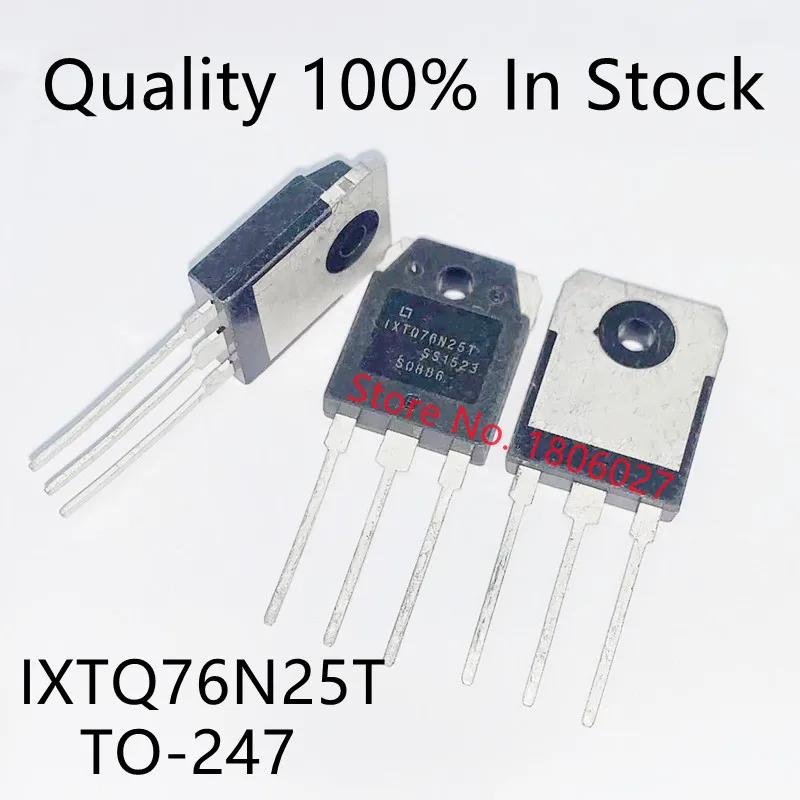 Send free 20PCS  IXTQ76N25T      TO-3P 250V 76A  New original spot selling integrated circuits