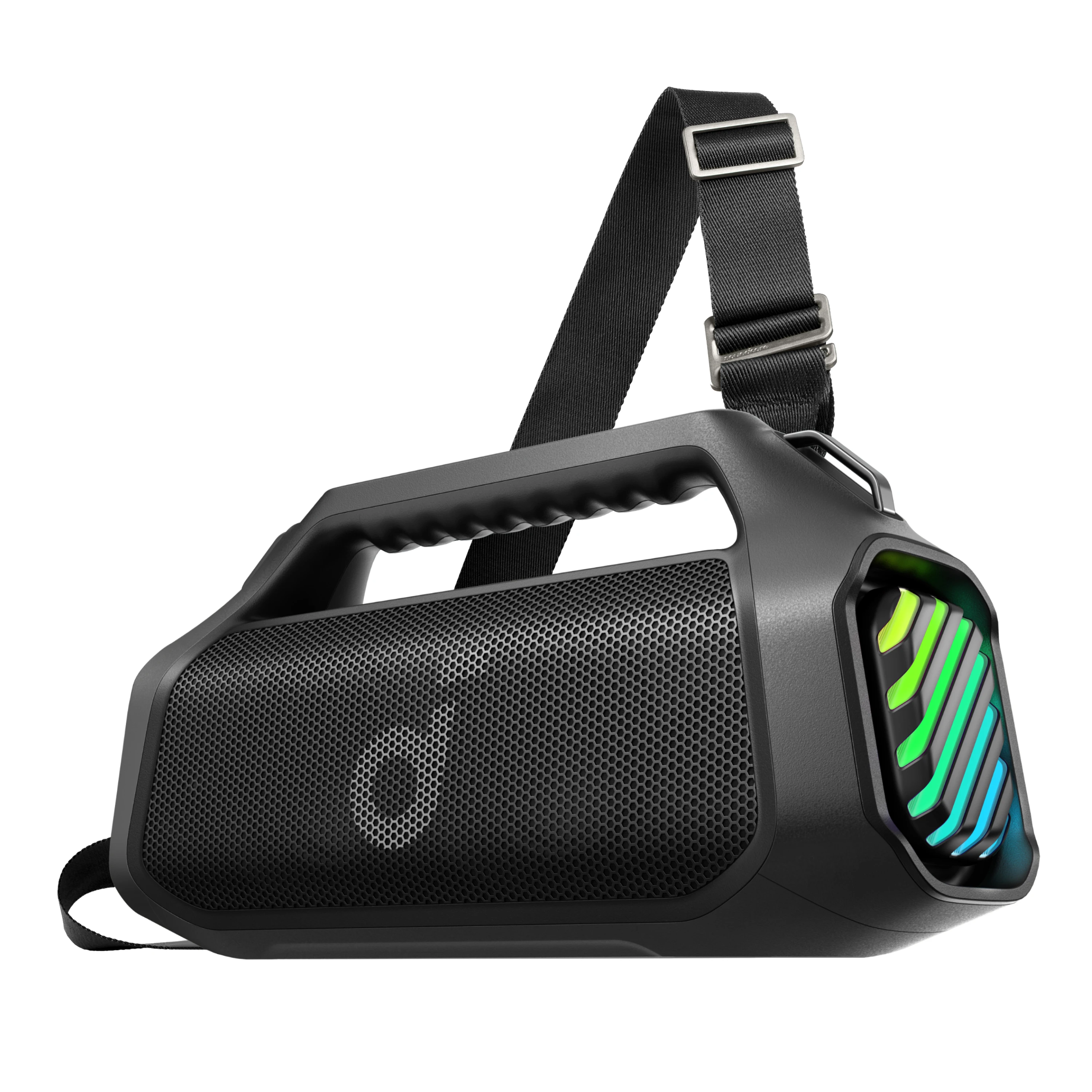 Soundcore Boom 2 Plus Buitenluidspreker, 140 W, 2 + 2 Kanaal, Bassup 2.0, 20H, Snel Opladen, Ipx7 Waterdicht, Rgb Verlichting, USB-C, Po