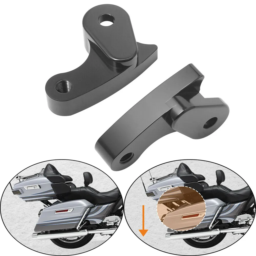 

1-3/16" Rear Lowering Block Kit For Harley Touring 2008-2021 Models Aluminum Lowering Blocks for Electra Glide CVO Ultra Classic