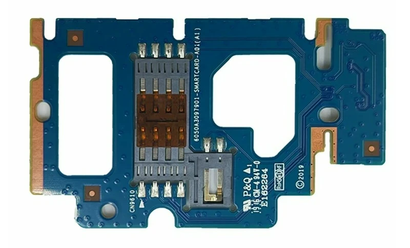 Card Reader Small Board with PC Card Slot PN: 6050A3097901, Compatible with for HP ProBook 650 G5