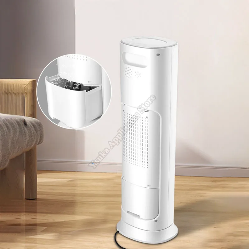 OYLP Air Conditioner Fan Humidifying Portable Warm Heating Water Ice Addition Rapid Dual Function Heating Cooling Air Conditione
