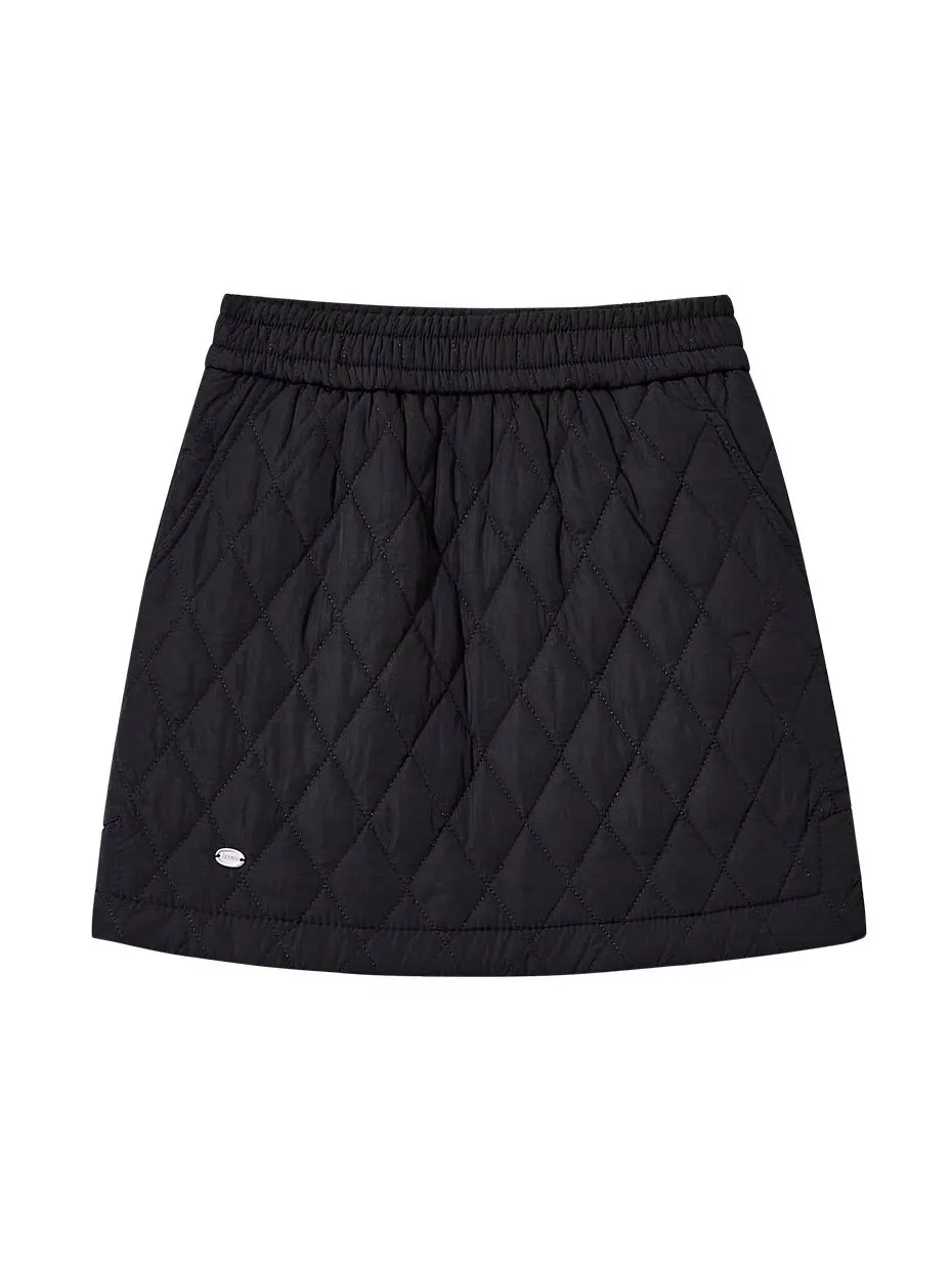 

Утепленная хлопковая юбка-миди с высокой талией, короткая юбка-рыбка для женщин, осенне-зимняя модель, теплая, для города и повседневной носки