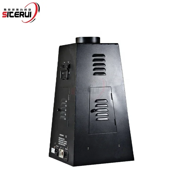 SITERUI 350W Square Frustum Shape LED Fire Machine DMX 512 Control Flame Effect Equipment For Stage Theater Theme Park Bars Show 3