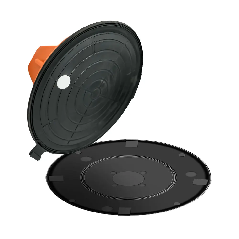 كوب شفط لرفع المواد اليدوية، كوب شفط زجاجي 8 بوصة، مع غطاء سفلي وأدوات بديلة. سعة الحمل 200 كجم.