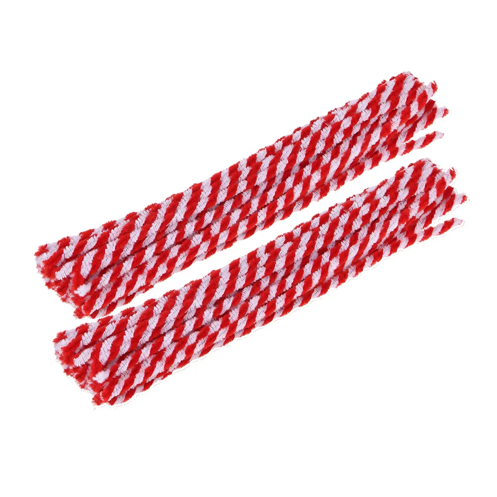 100 Stück zweifarbige, drehbare Chenille-Stiele, DIY-Bastelmaterialien für Kinder, Kindergarten, Grundschule, Auf Gehirn