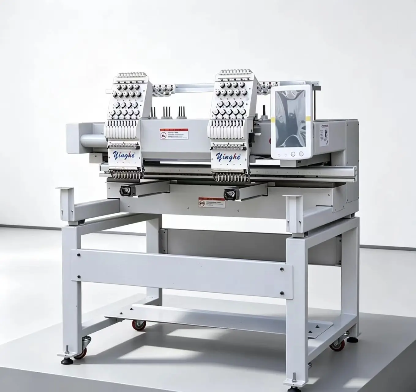 Practical 902 9 Needle 2 Heads Embroidery Machine Industrial Device For Jeans Socks Cap And Flat Fabric Embroidery