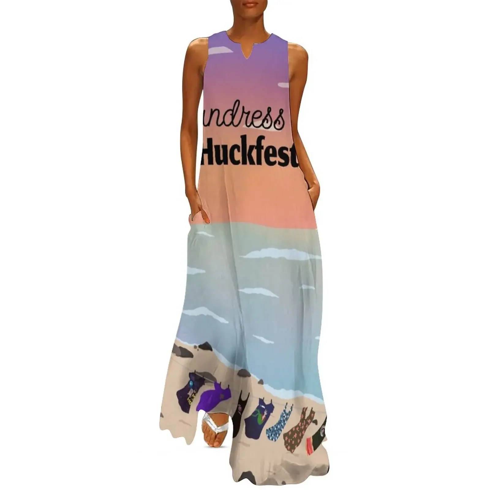 

Sundress Huckfest Long Dress summer dress woman 2025 trendy women's dresses luxury evening dress woman Female clothing