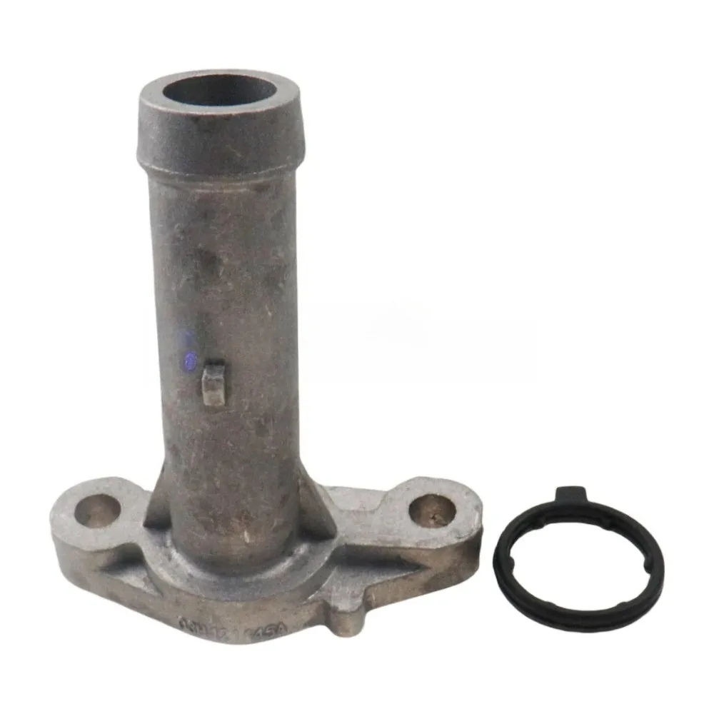 03H121145A Conector  brida  refrigerante  motor  aluminio, tubo  salida  agua apto para Audi Q7 2007-2010 VW Passat