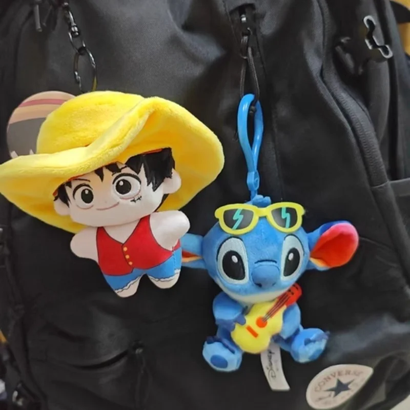 Bambole di peluche anime carine di un pezzo da 10 cm - Rufy Zoro Ace Sanji Peluche morbidi Regalo a tema giapponese per i fan Compleanno per tutti