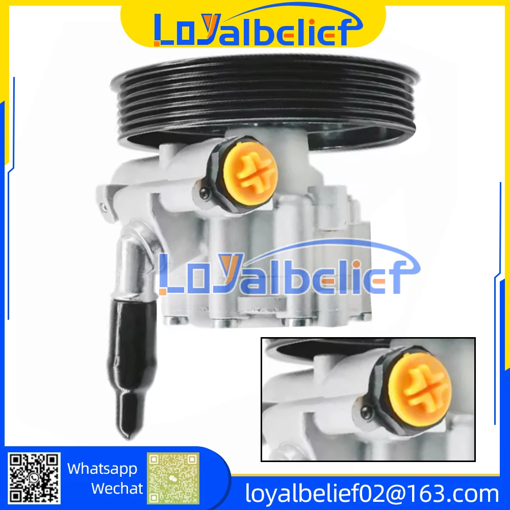Power Steering Pump with Pulley For Dacia Sandero Duster / Nissan Kubistar / Renault Megane Kangoo Clio 1.4 1.5 1.6 49110-5510R