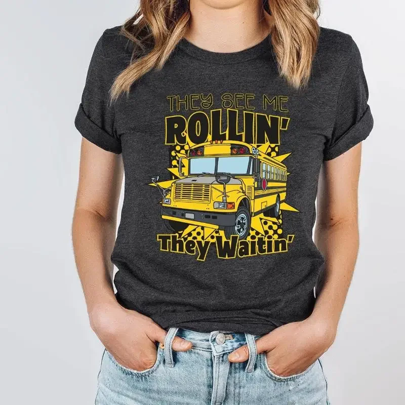 Bus Driver T Shirt Funny School Back to Appreciation Day