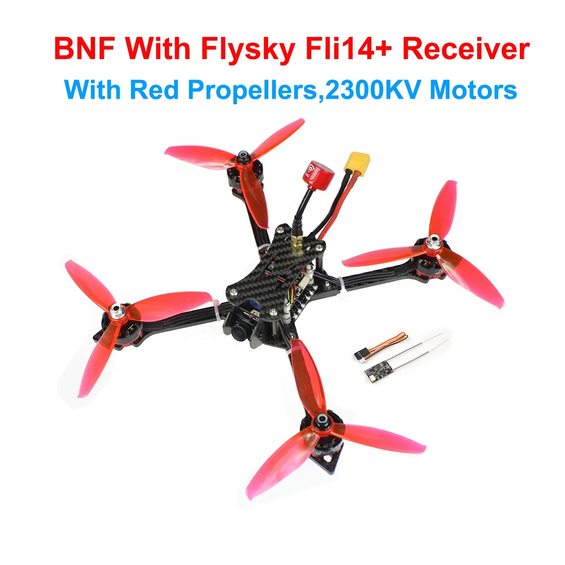 

DIY PNP RTF X220 5-дюймовый гоночный FPV-дрон 2205 2300KV Двигатель 2-4S ESC Контроллер полета 1200TVL Камера V14 PRO Передатчик ELRS