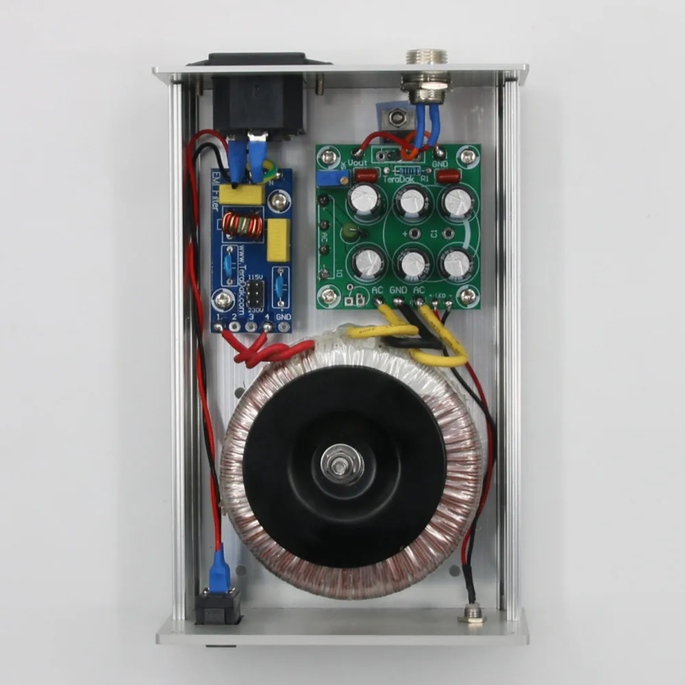HiFi TeraDak Hi-End 30W Toroid PSU Geregeltes lineares Netzteil DC5V-DC15V Audio-Adapter – Detail 1