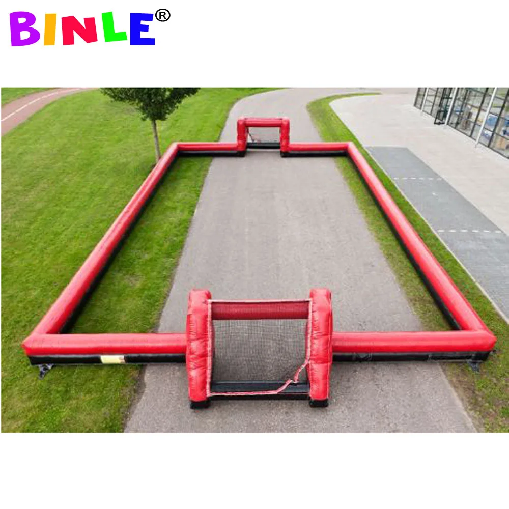 

Blow Up Inflatable Football Pitch Inflatable Football Soccer Field Air Inflated Sports Court Arena New Sports Game Facility