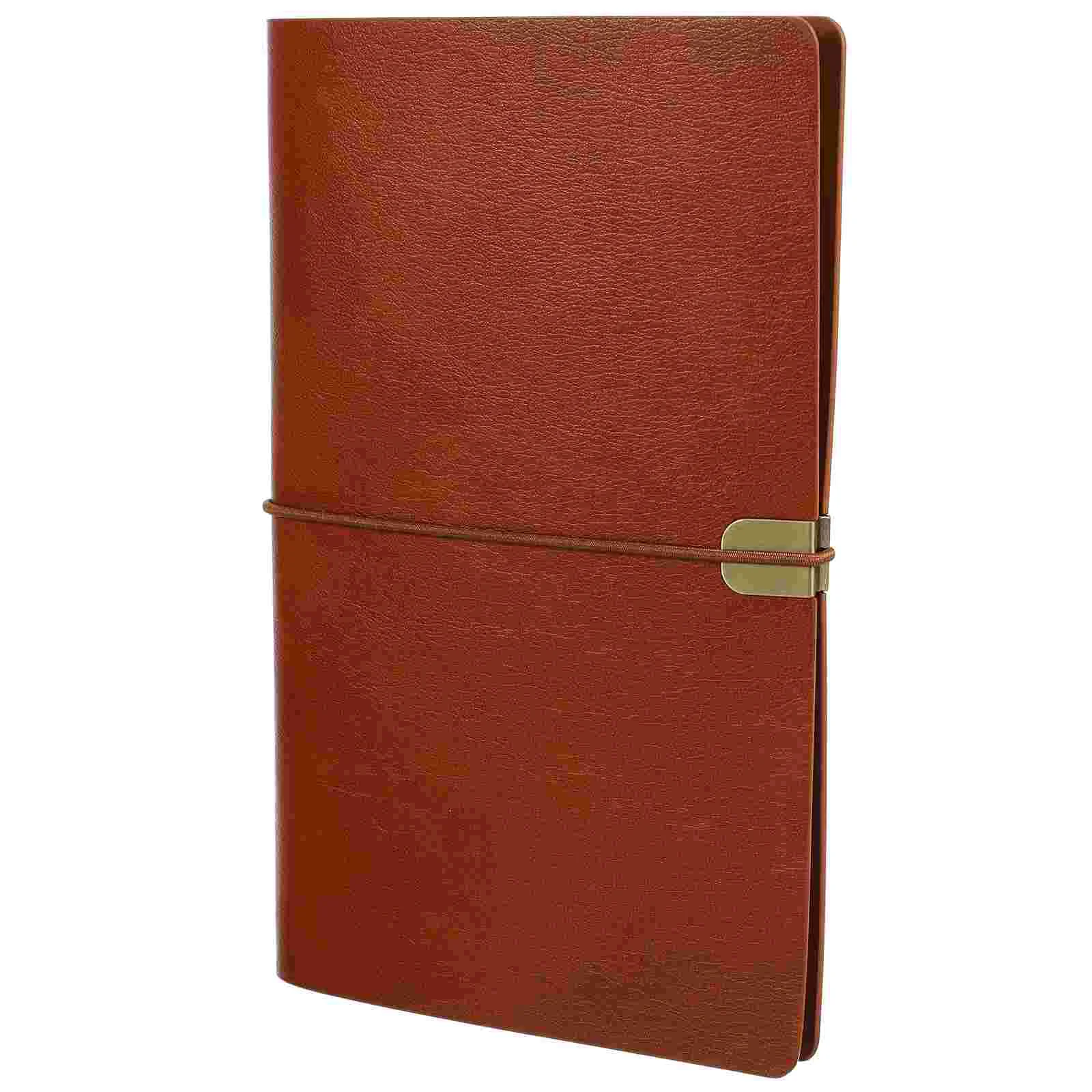 Loose-leaf Notebook Office Supplies Strap Pu Notebooks Paper Diary Notepad Travel Journal