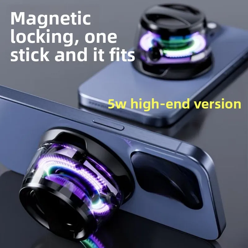 مكبر صوت صغير بلوتوث لاسلكي عالي الجودة، مكبر صوت صغير بحامل شفط مغناطيسي، مكبر صوت بلوتوث محمول خارجي