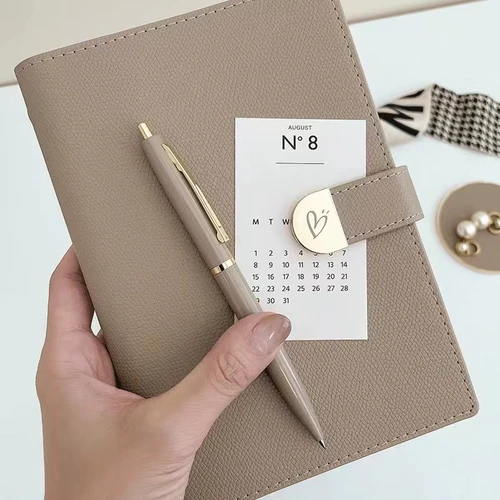 C6 하이 퀄리티 루즈리프 노트북 저널, 레트로 바인더, 사무실 비즈니스 플래너, 어젠다 노트북, 학교 문구 