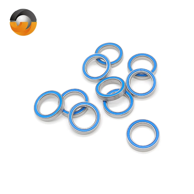 10 PCS de rolamentos 6702RS ABEC-7. Substituição universal para séries 67, 68, 69 e MR, equipada com vedações azuis para modelos RC.