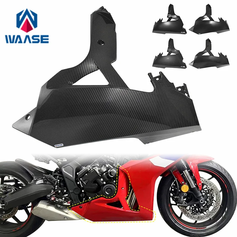 WAASE For Honda CBR650R CBR 650 R 2024 2025 Lower Skid Plate Engine Guard Cowl Body Frame Cover Fairing Side Panel Replace Part