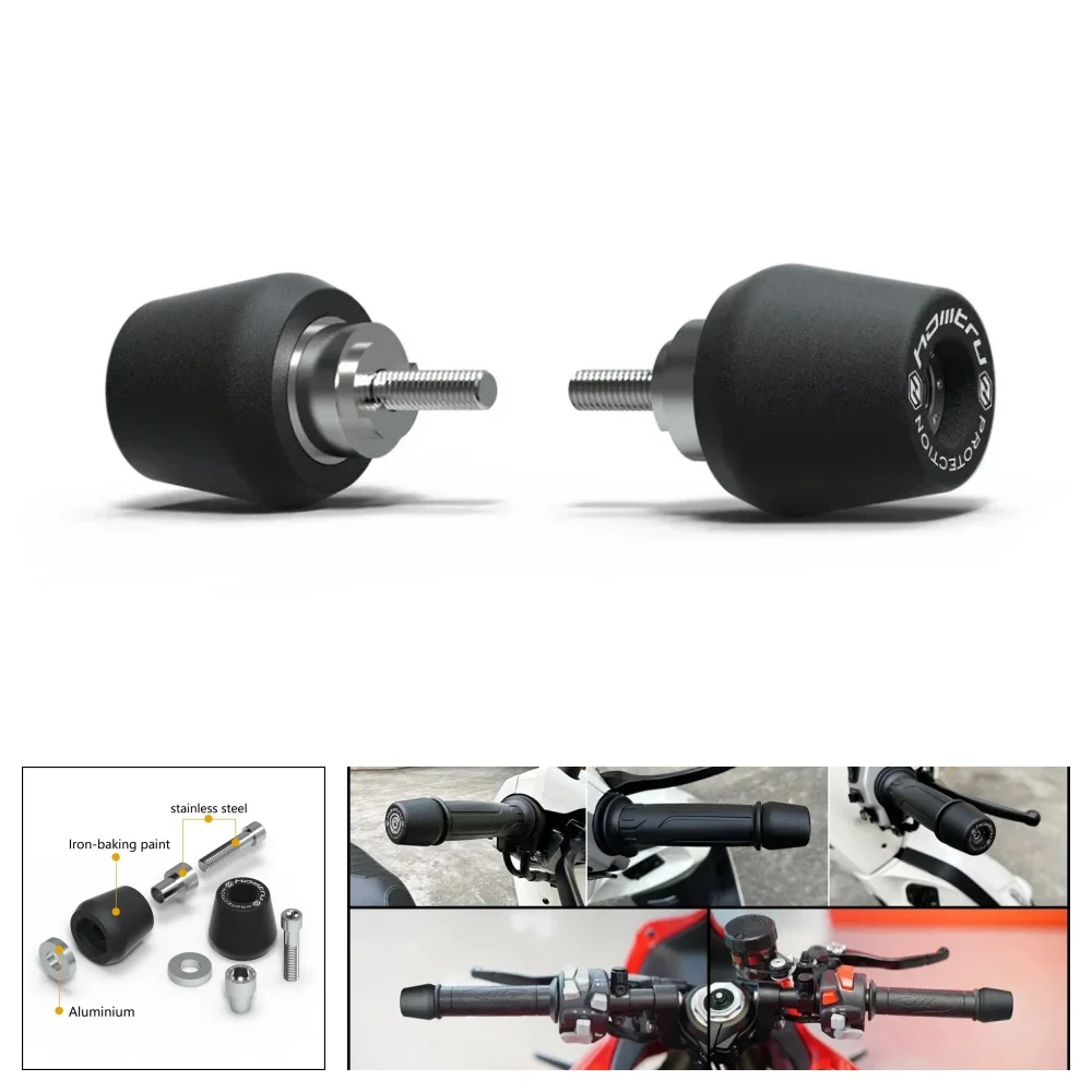 

For Honda CB650R CBR650R 2019-2024 2025 CB650F CBR650F 2014-2019 Motorcycle Handle Bar End Weight Grips Cap