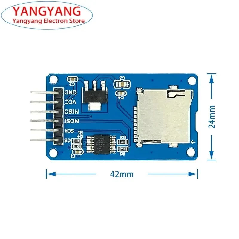 New Micro SD Storage Expansion Board Micro SD TF Card Memory Shield Module With Pins SPI Interface For Arduino Promotion Board