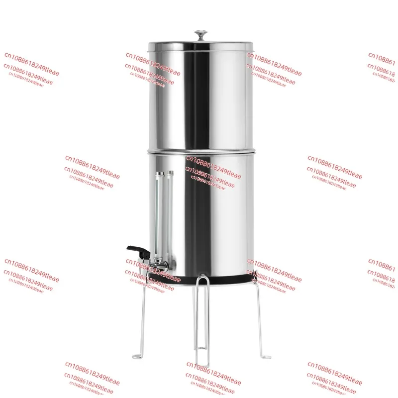 

Filter Household Gravity Water Filter Stainless Steel Water Purification Bucket Without Filter Element