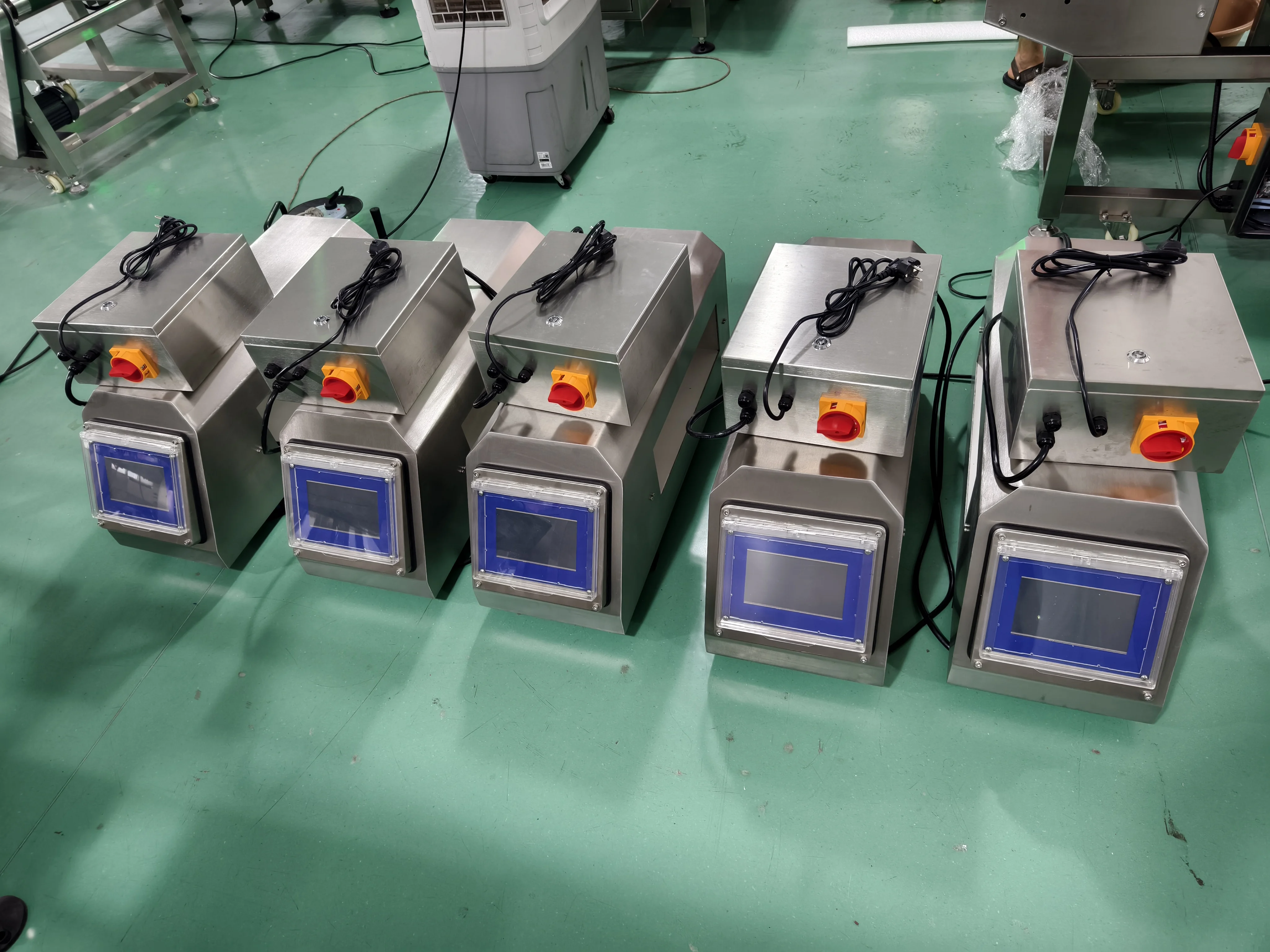 Automatic Digital Steel Conveyor Metal Detectors Metal Probe for Biscuits Industry Food Inspection Safety Metal Detector