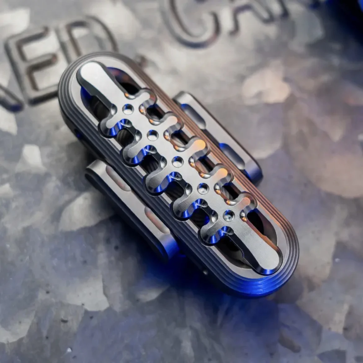 Staal Cyborgs PEI Zintuiglijk Speelgoed Roestvrij Staal Fidget Spinner Slider EDC Metaal Anti Stress ADHD Fidgeting Speelgoed Zakformaat