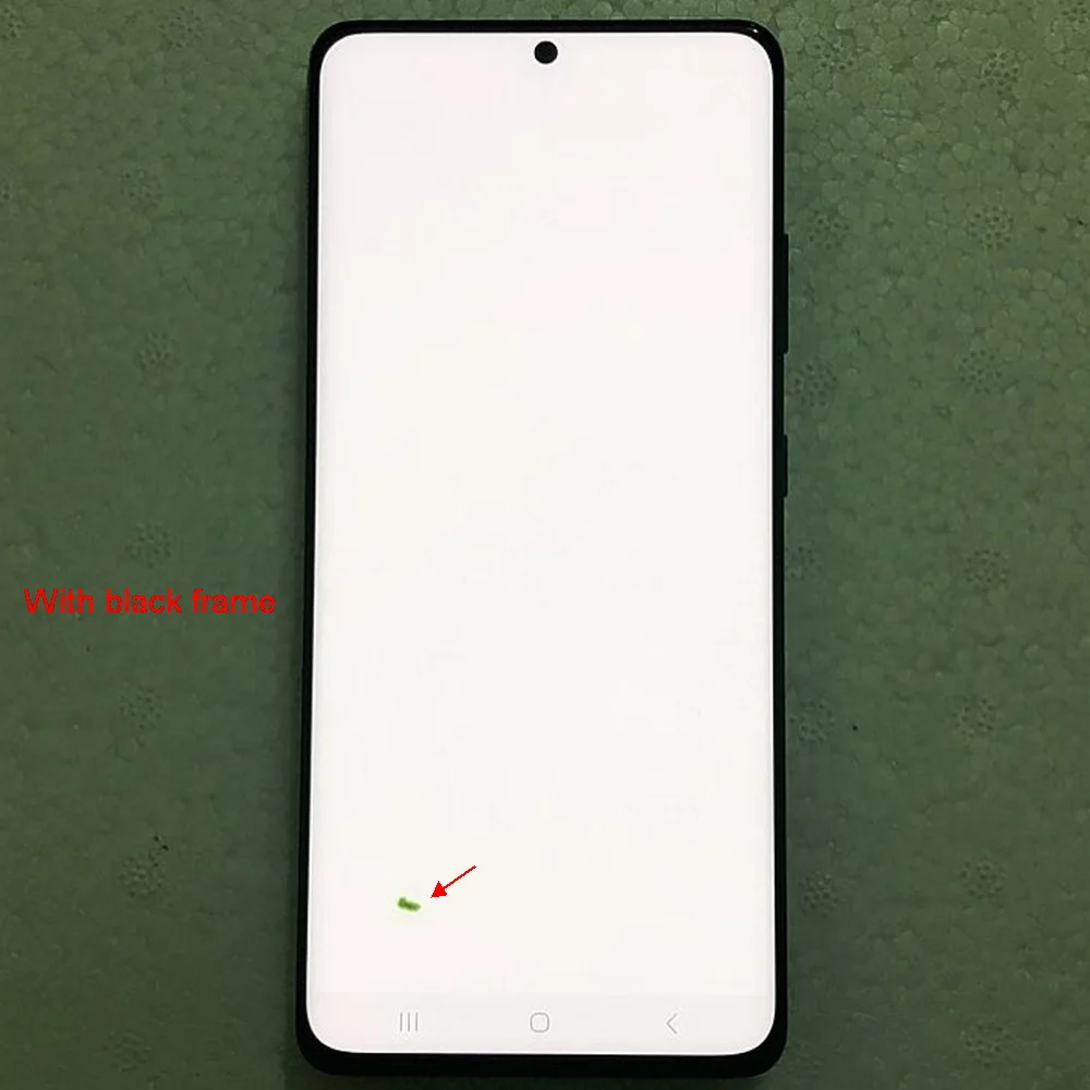 Com defectos amoled para samsung galaxy s21 ultra 5g g998b g998u g9980 display lcd tela de toque digitador assembléia 100% testes