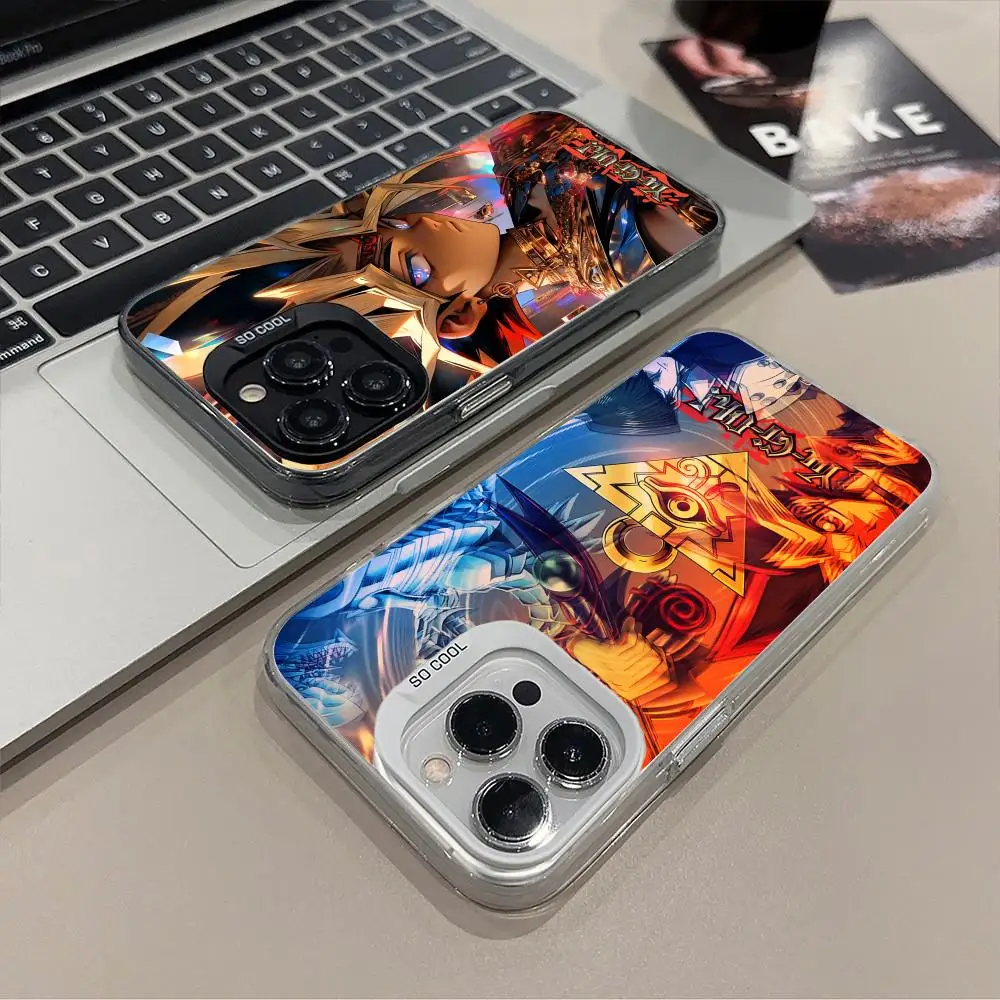 

Чехол для мобильного телефона Yugioh Yami Yugi для iPhone 17, 16, 15, 14, 13, 12, 11 X XR XS 8 7 Pro Max Plus, полупрозрачный цветной чехол для мобильных телефонов